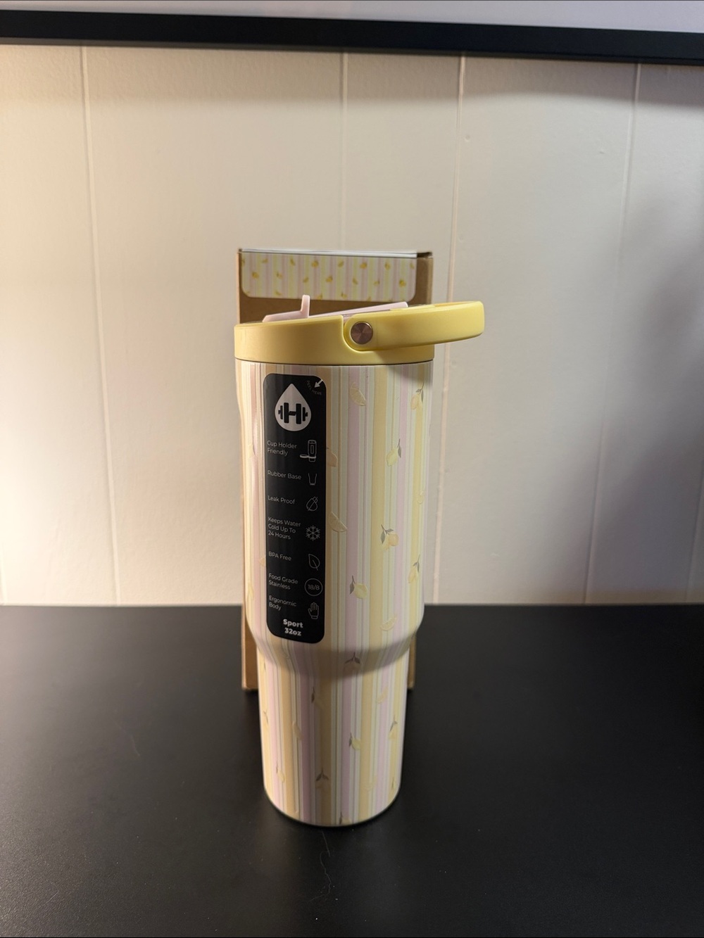 HydroJug 32oz Sport - Pink Lemonade